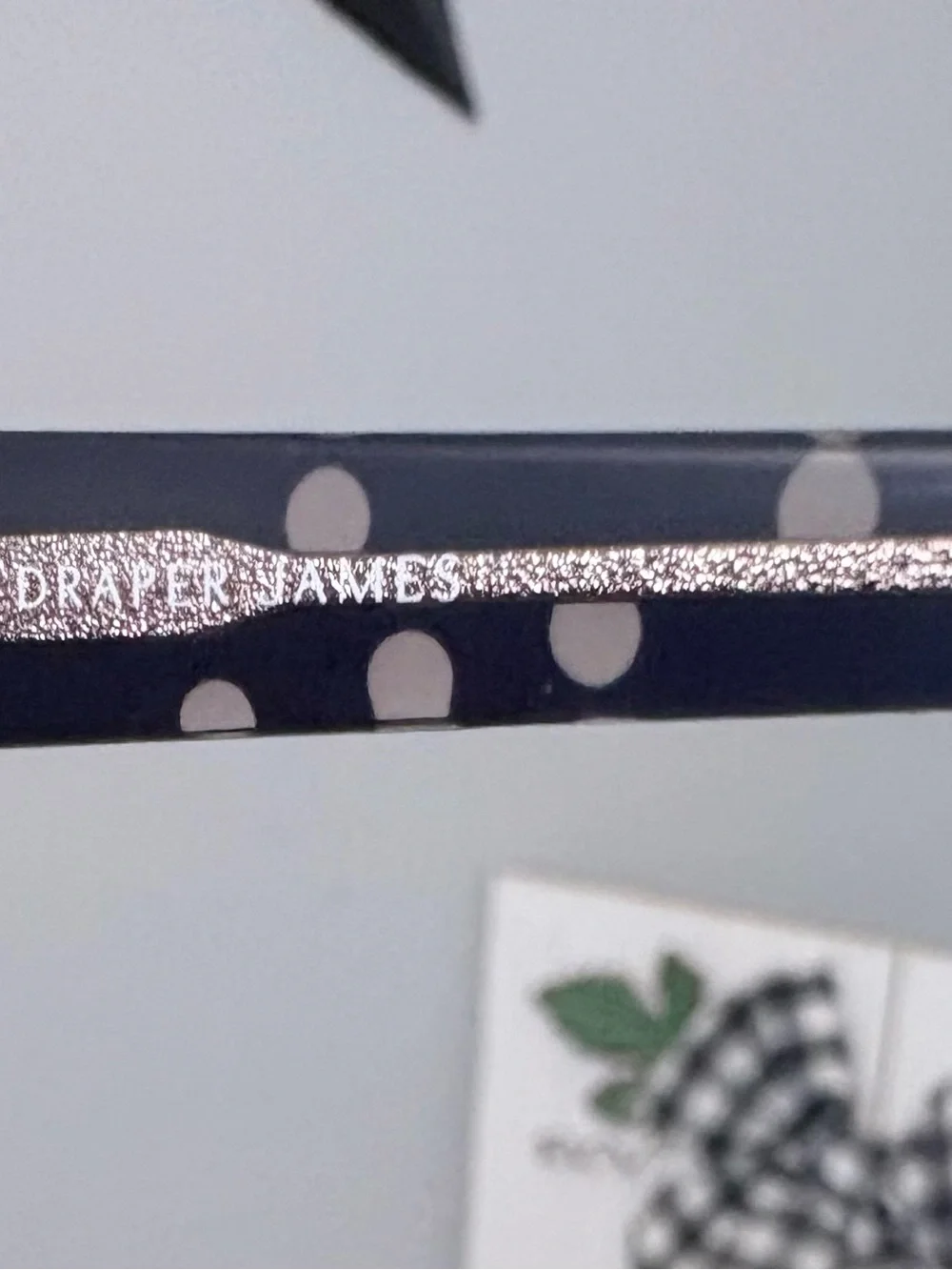 Draper James Navy Polka Dot Cat-Eye Sunglasses with Gradient Lenses